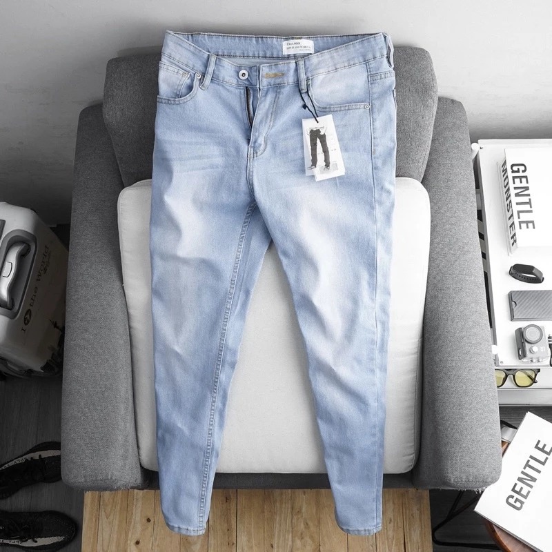 Quần jeans nam slim-fit