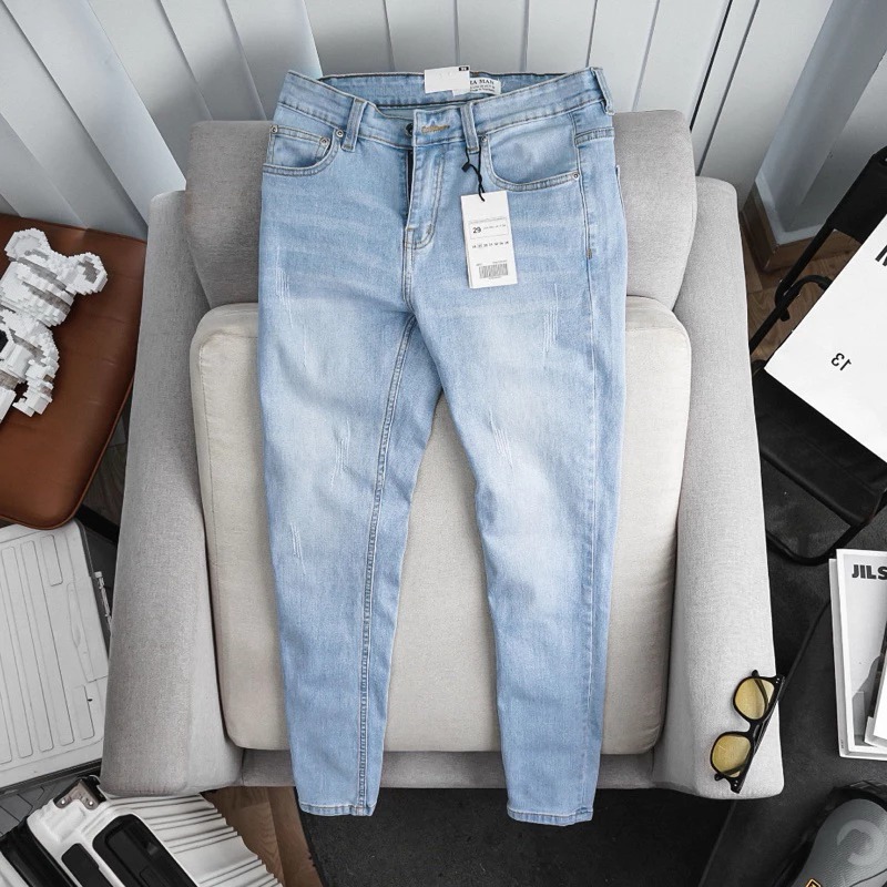 Quần jeans nam slim-fit